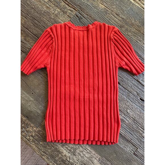 Cabi Perky Pullover Ribbed Short Sleeve Top - Picture 4 of 7